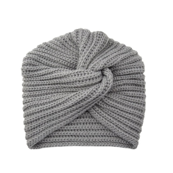 New! Wool Blend Turban Hat - Picture 5 of 8